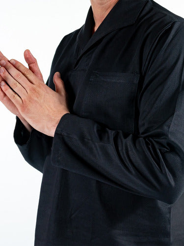 Camisa Gola Italiana Uniforme para  Mecânico Manga Longa