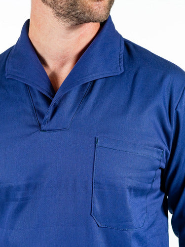 Camisa Gola Italiana Uniforme para  Mecânico Manga Longa