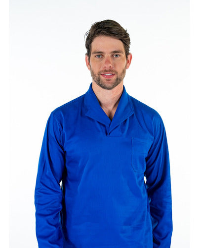 Camisa Gola Italiana Uniforme para  Mecânico Manga Longa