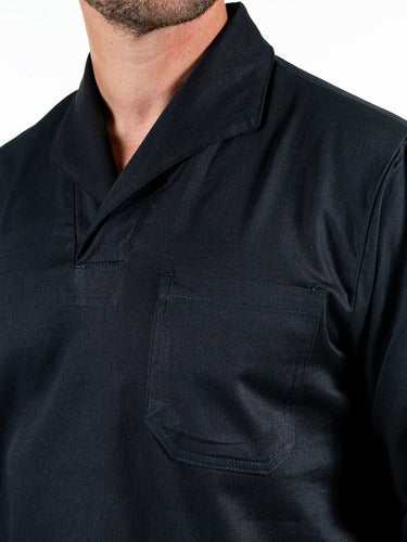 Camisa Gola Italiana Uniforme para  Mecânico Manga Longa