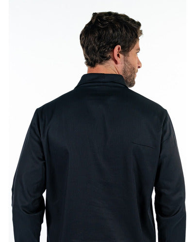 Camisa Gola Italiana Uniforme para  Mecânico Manga Longa