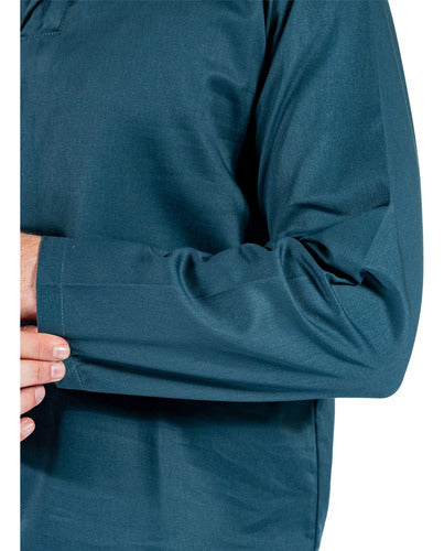 Camisa Gola Italiana Uniforme para  Mecânico Manga Longa