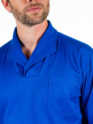 Camisa Gola Italiana Uniforme para  Mecânico Manga Longa