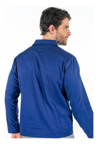 Camisa Gola Italiana Uniforme para  Mecânico Manga Longa