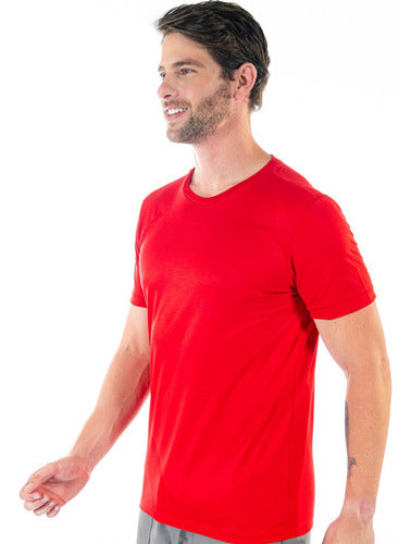 Kit 3 Camiseta Masculina Malha PV Gola Redonda
